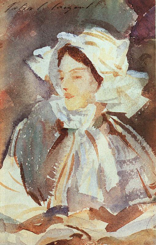 John Singer Sargent Lady in a Bonnet China oil painting art